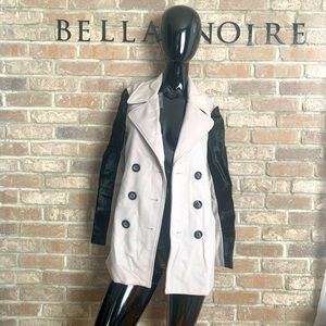 Rebecca Millcroft Grey and black wool coat.